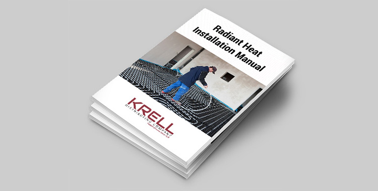 how to install diy radiant floor heating manual from krell distributing